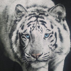 WHITE TIGER VINTAGE NIGHTGOWN LONG SHIRT Sigfried and Roy Las Vegas